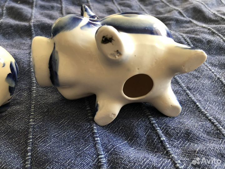 Фигурки гжель поросята
