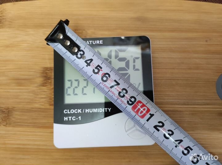 Термометр-гигрометр, часы, будильник HTC-1