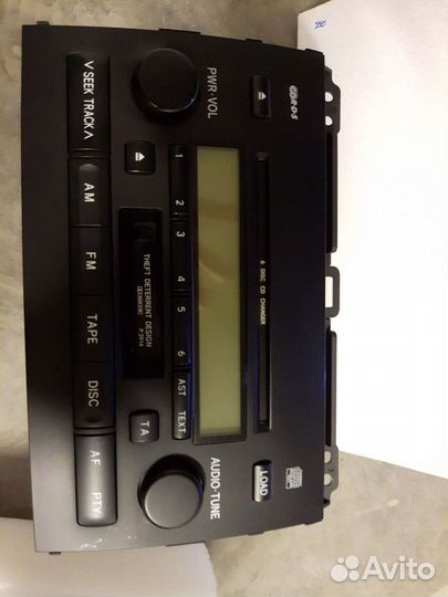 Штатная магнитола Тойота Прадо 120