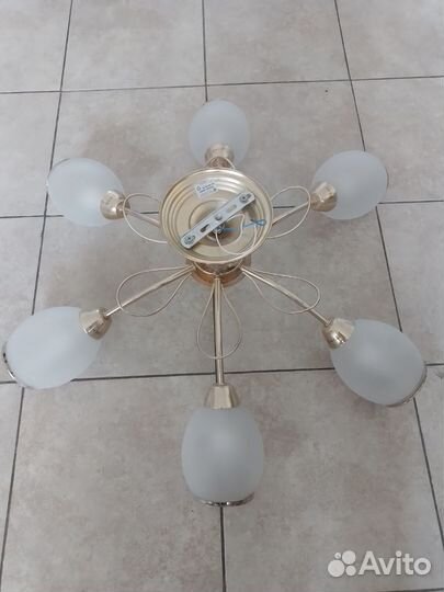 Люстра потолочная бу