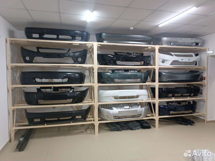 Бампер передний Лада гранта неокрашенный