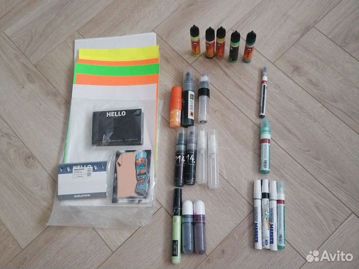 Маркеры, стикеры