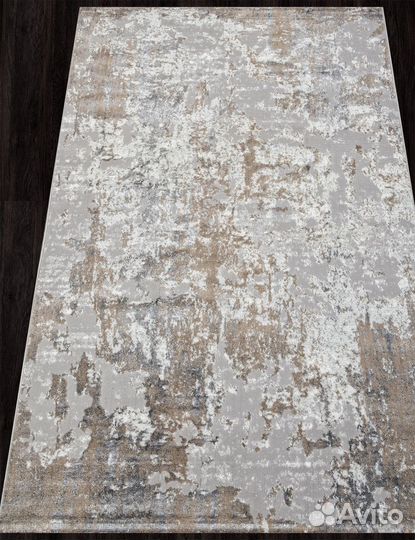 Ковер Alpin Paradize 00746B beige/grey 2.4x4м