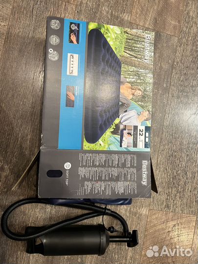 Надувной матрас с насосом