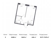 1-к. квартира, 40,3 м², 22/22 эт.