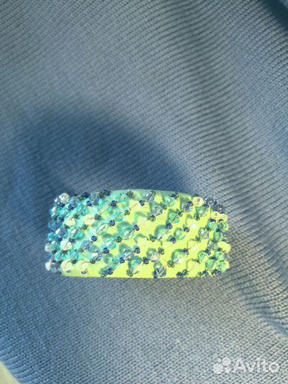 Браслет ручной работы из натуральной кожи