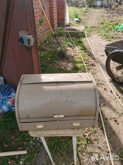 Хлебница СССР металлическая