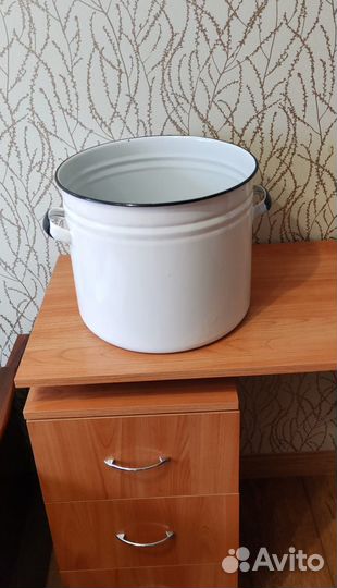 Кастрюля бак эмалированная 20 литров СССР
