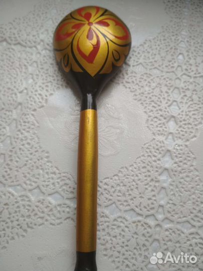 Ложка деревянная хохлома СССР