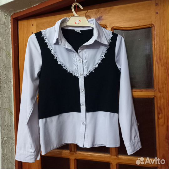 Школьная рубашка для девочки