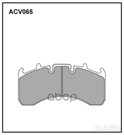 Колодки тормозные дисковые WVA (29177 29169) AC