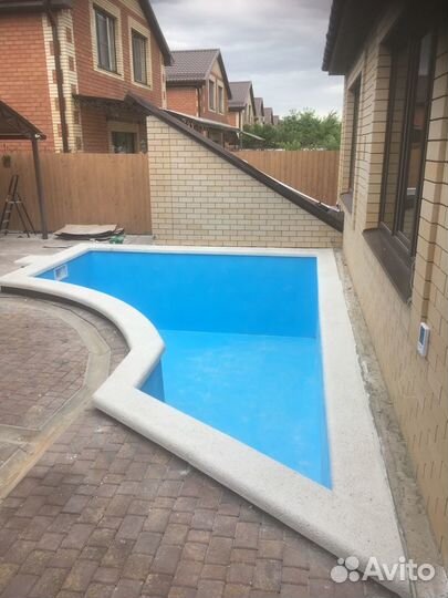 Копинговый камень на бассейн. Ессентуки