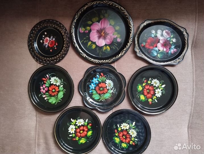 Подносы жостово СССР 8шт