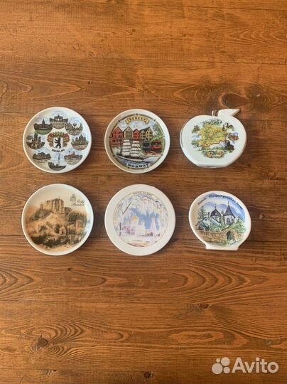 Тарелки декоративные 68шт. одним лотом