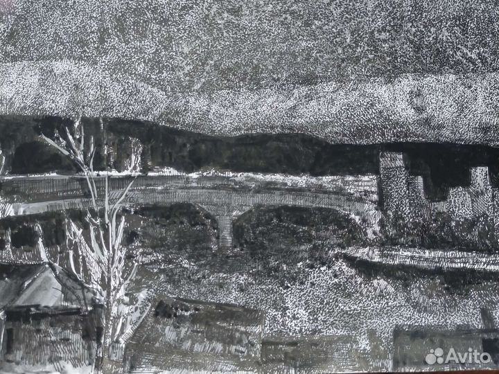 Картины графика, пейзажи, натюрморты маслом