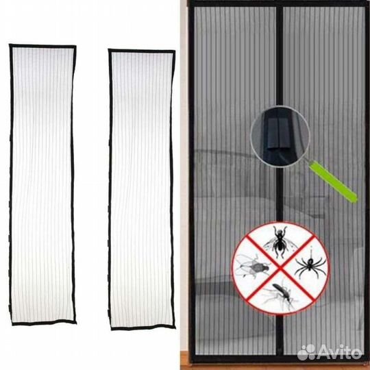 Анти-москитная занавеска-сетка для двери