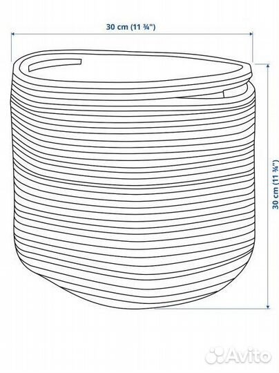 IKEA Strandskata мешок для хранения 30*30 20*20