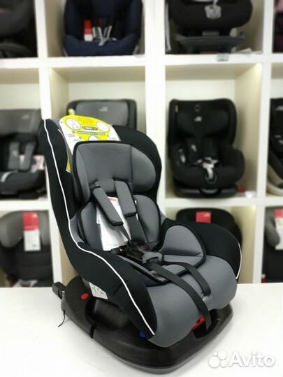 Автокресло 0-18кг изофикс Siger Наутилус серый цве