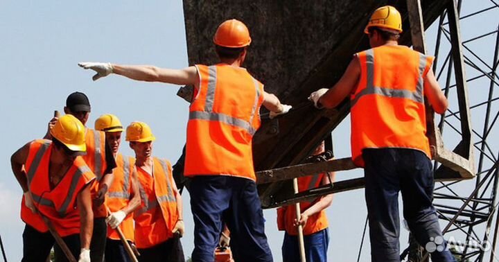 Разнорабочий на монолит вахта/питание/проживание