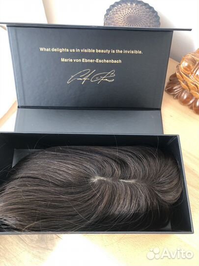 Парик накладка из натуральных волос