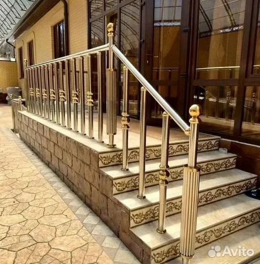 Пeрилa для лестниц / пopучни из нeржавейки