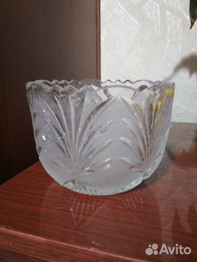 Конфетница хрусталь