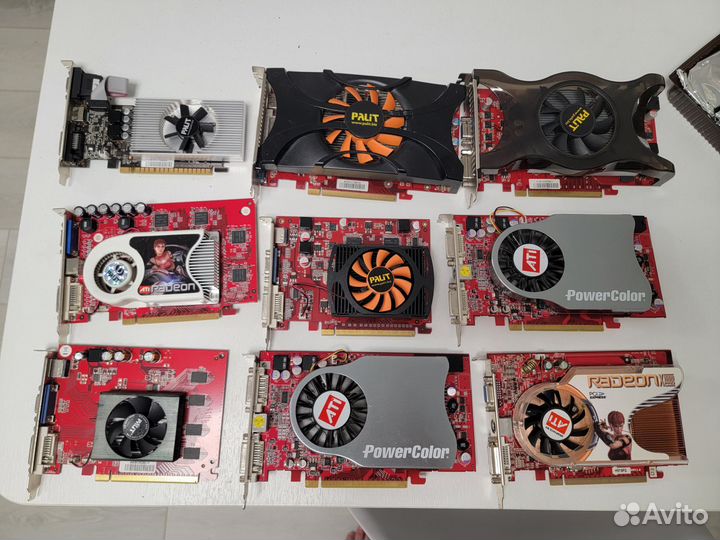 Видеокарты разные