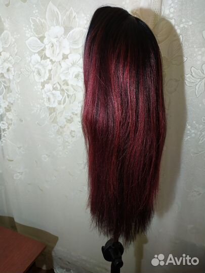 Красивый женский парик с мелированием и 2 сеточки