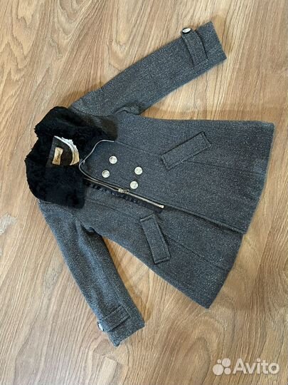 Пальто для девочки 5-7