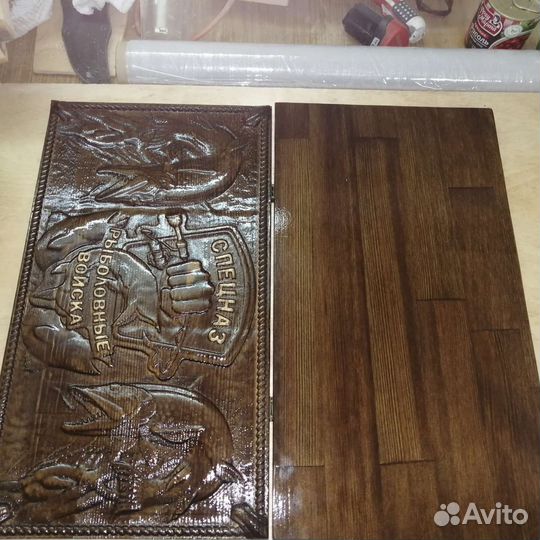 Нарды. 250 на 450 цвет тёмный орех