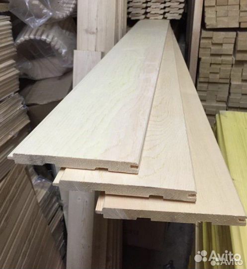 Вагонка штиль Кедр без сучков Экстра кедровая