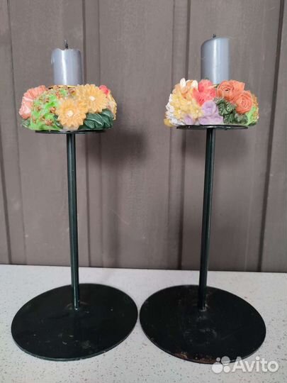 Два подсвечника 28 см