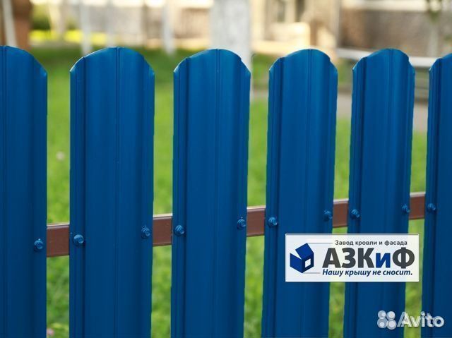 Штакетник металлический для забора