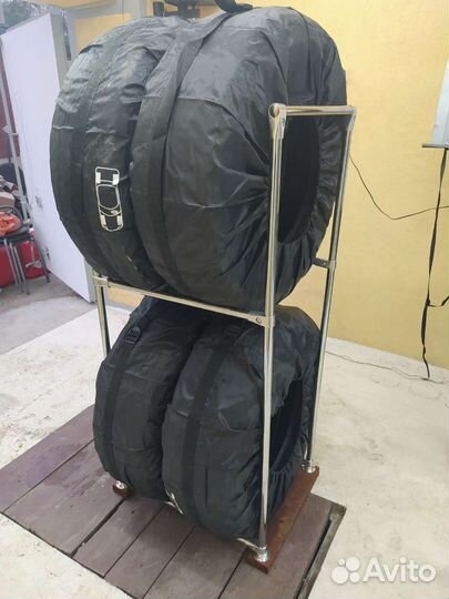 Стеллаж для хранения колес