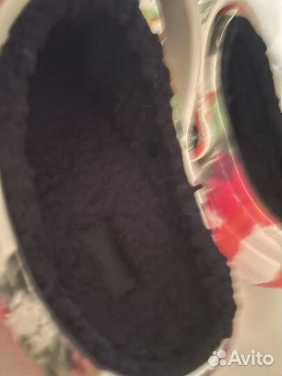 Crocs кроксы утепленные шлепки