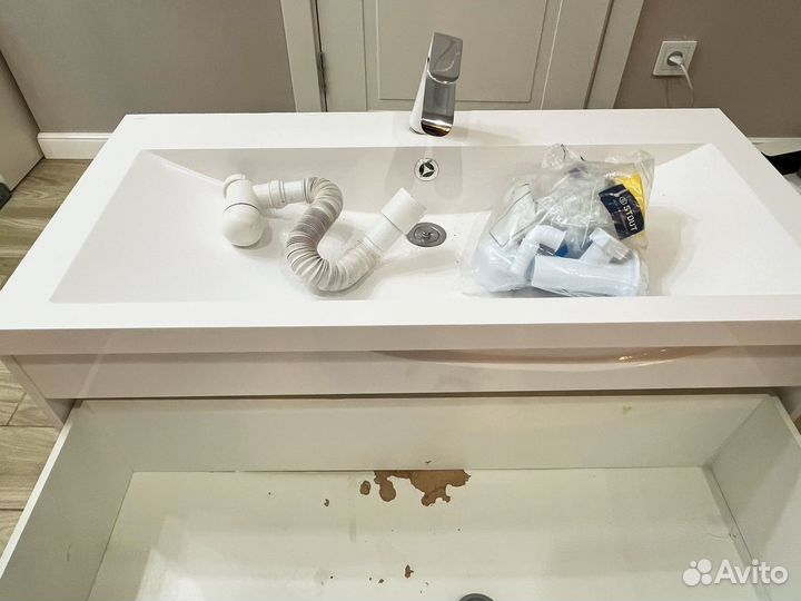 Раковина с тумбой бу