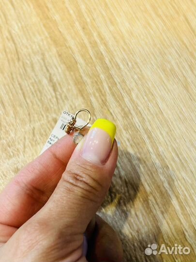 Серьги серебро детские