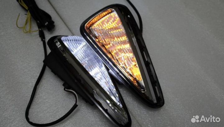 Camry 55 LED Фонари (дхо) в передний бампер A2FF7