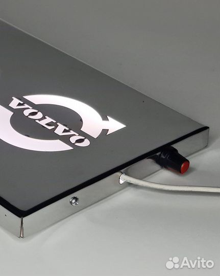 Led лампа логотип, ночник в салон 12/24 В диодный