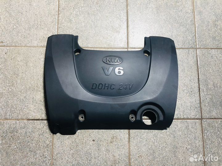 Накладка на двигатель киа magentis v6 2.5