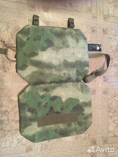 Раскладная сидушка для баллистики A-tacs FG / мох