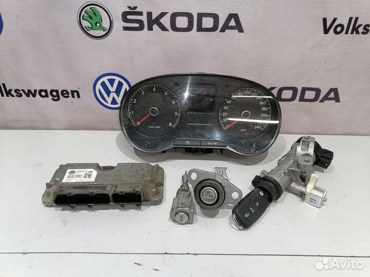 Эбу двигателя cfna Фольксваген Поло 5 седан