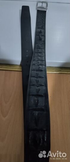 Ремень из кожи крокодила