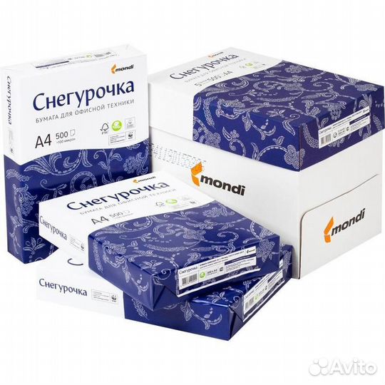 Офисная бумага А4 Снегурочка