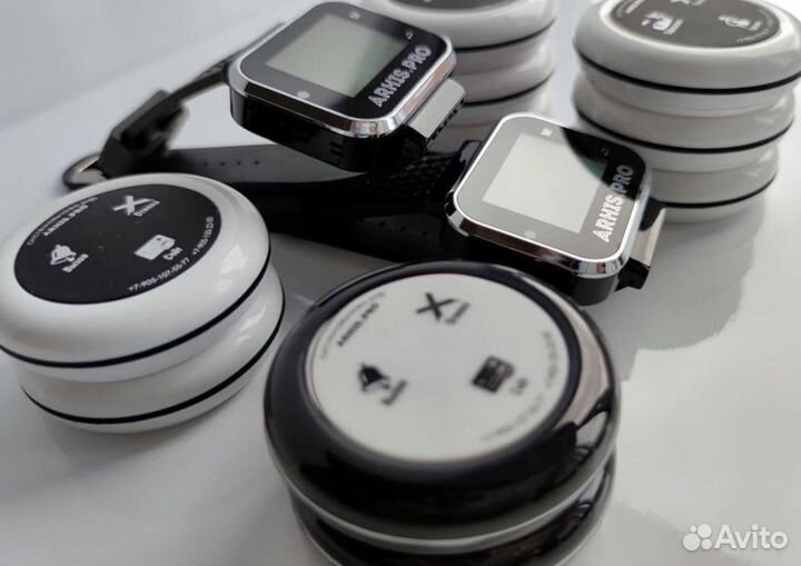 Кнопка вызова персонала, официанта, часы-пейджер