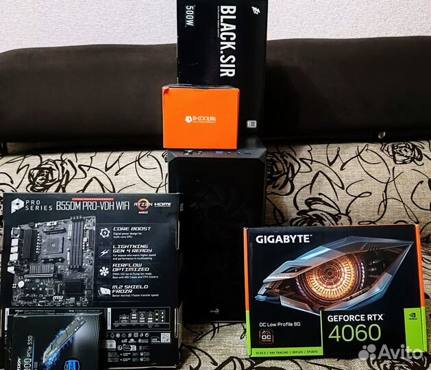 RTX 4060,Ryzen 5 5600,90к в днс новый игровой пк