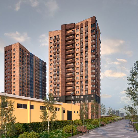 3-к. квартира, 64 м², 19/19 эт.