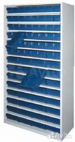 Стеллаж полочный закрытый 1900х1000х400мм