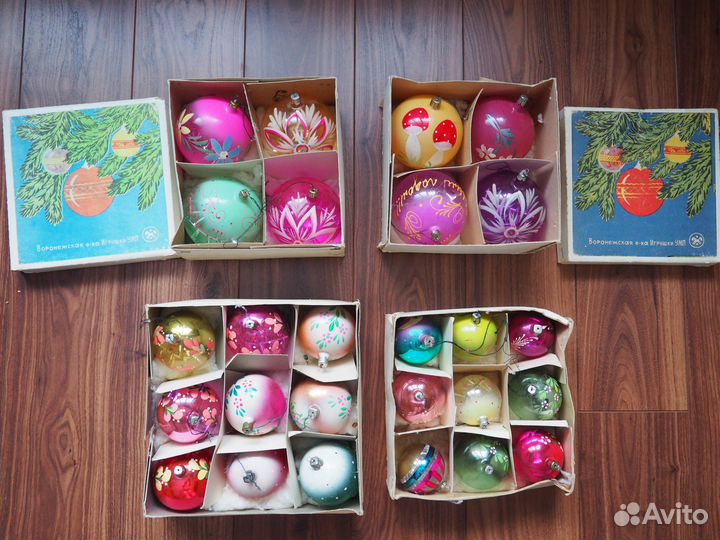 Елочные Игрушки Шары СССР