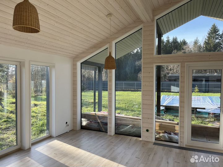 Отделка загородных домов, бань, саун